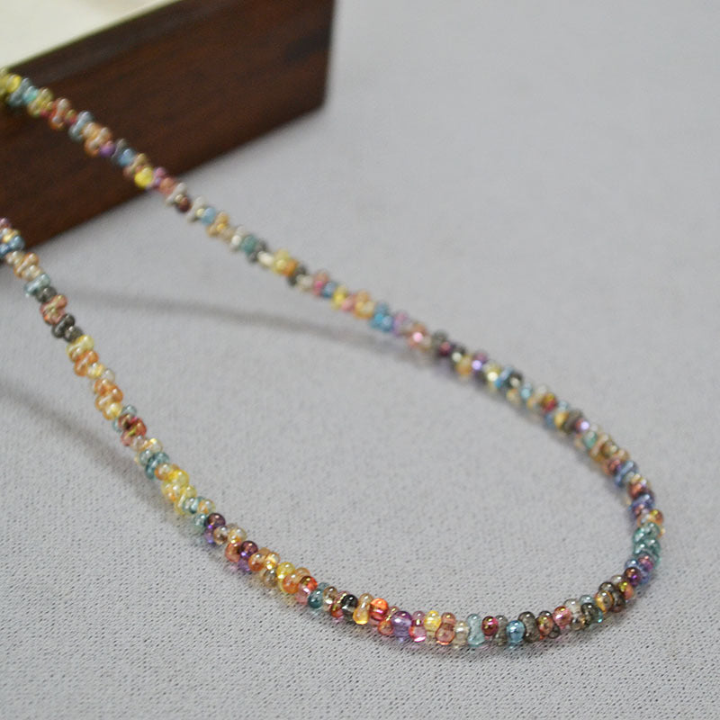 Amara colorful beaded necklace and bracelet