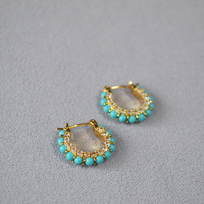 Mira magnesite drop earrings