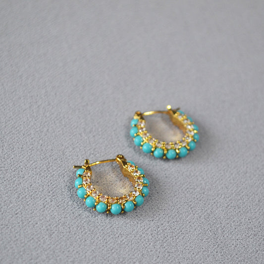 Mira magnesite drop earrings