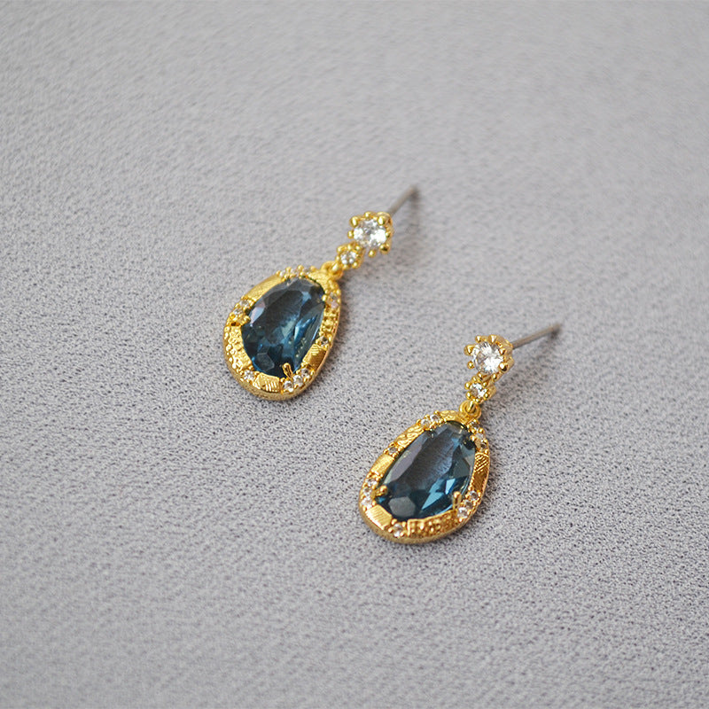 Aurelia Crystal Drop Earrings
