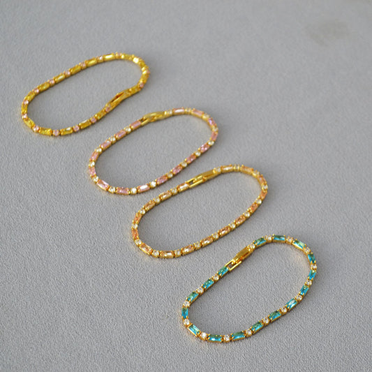 Elara zircon tennis bracelet