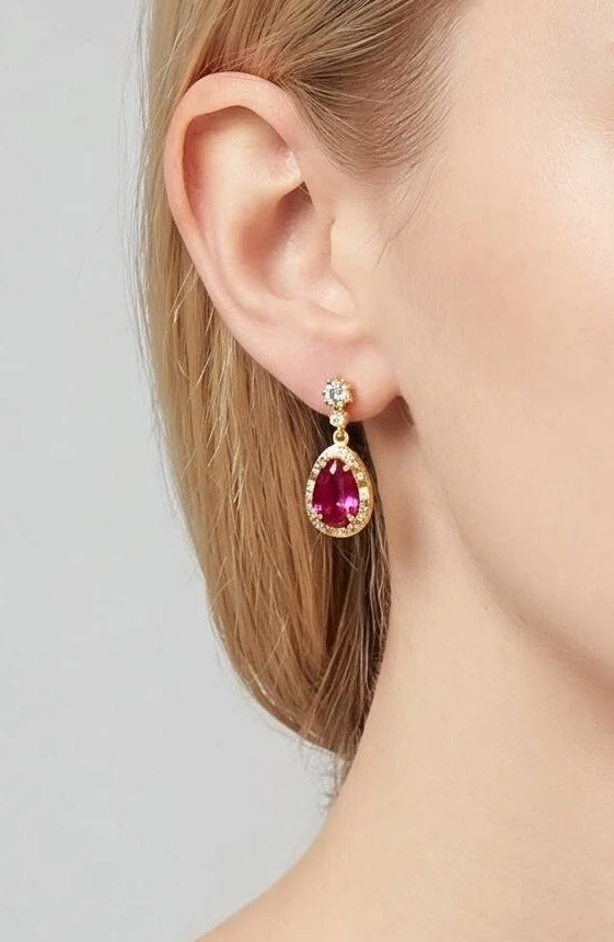 Aurelia Crystal Drop Earrings