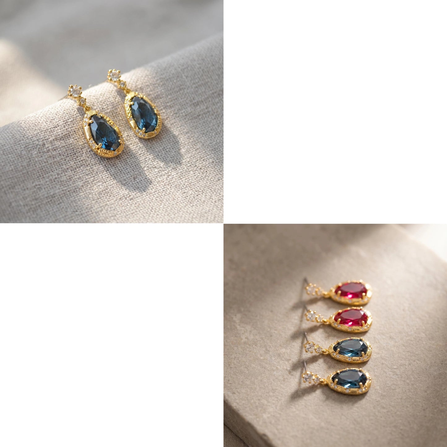 Aurelia Crystal Drop Earrings